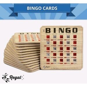 200-Pack Bingo Cards Stitched Reusable Shutter Slide with Clear Slider Light